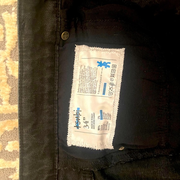 Ksubi Chitch Trashed Black Jeans Size 34x30 100% Authentic Like New - Picture 2 of 3